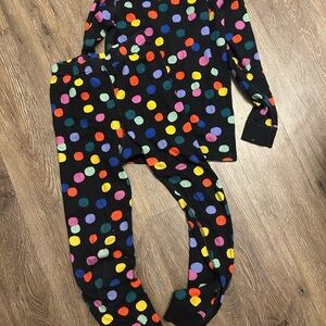 Hanna Andersson Colorful Polka Dot Pajama Set
